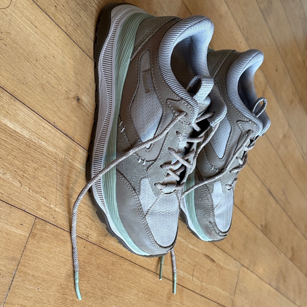 Teva Women's Sneakers in Gray and Mint